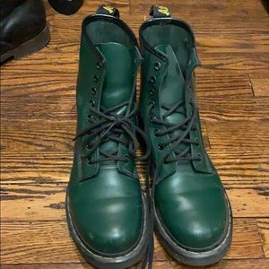 Dark Green Dr. Martens
